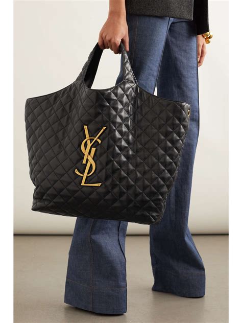 large ysl tote|saint laurent large shopping tote.